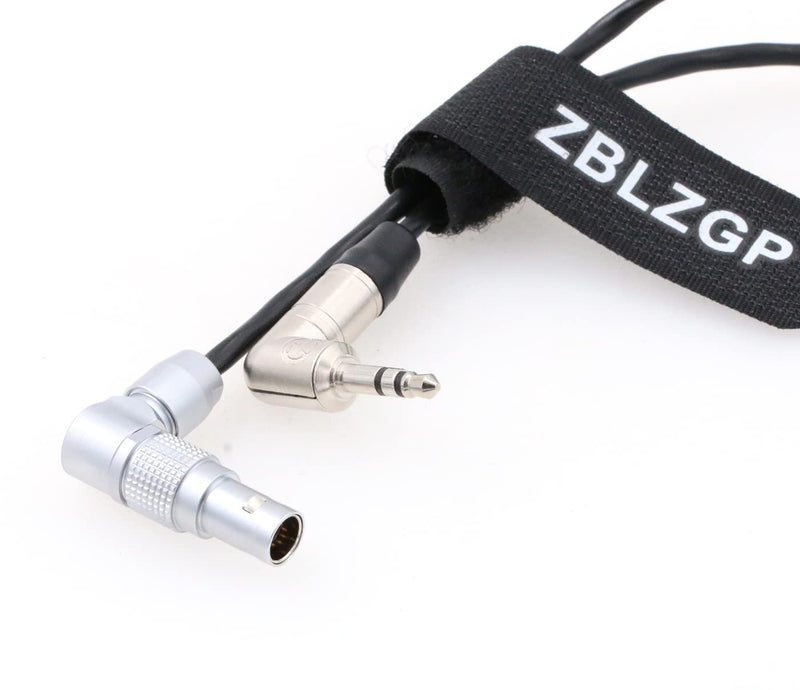 ZBLZGP 3.5mm TRS to Rotatable 5 Pin Tentacle Sync Timecode Cable for ARRI Alexa/Sound Devices