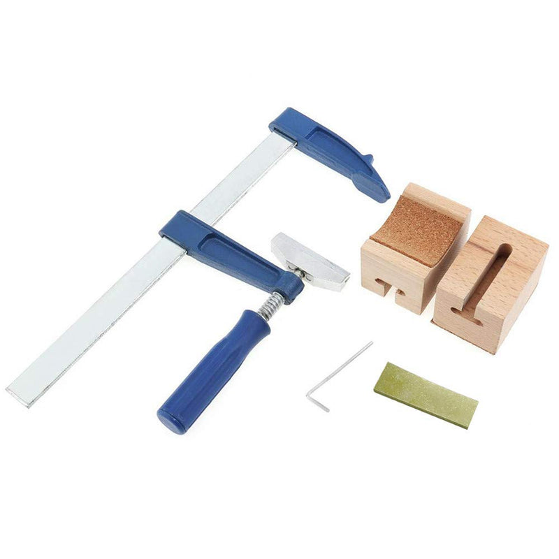 Guitar Fret Clamp Tool Electric Guitar String Installation Tool wooden Luthier Tool Bass Making Jig with Gasket