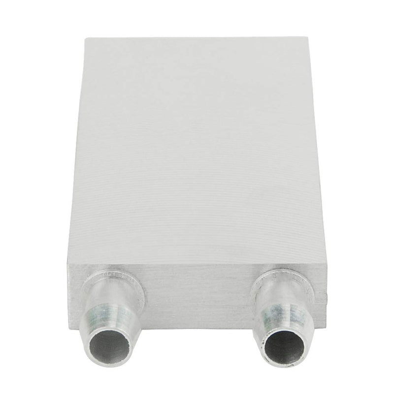 BXQINLENX Aluminum Water Cooling Block for CPU Graphics Radiator Heatsink 40x 80mm White