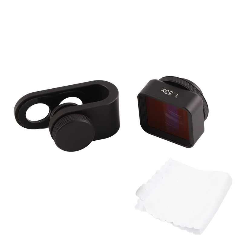 Mobile Anamorphic Lens,1.33X Mobile Phone Wide Screen Deformation Filmmaking Lens,for Smartphones,Easy to Install