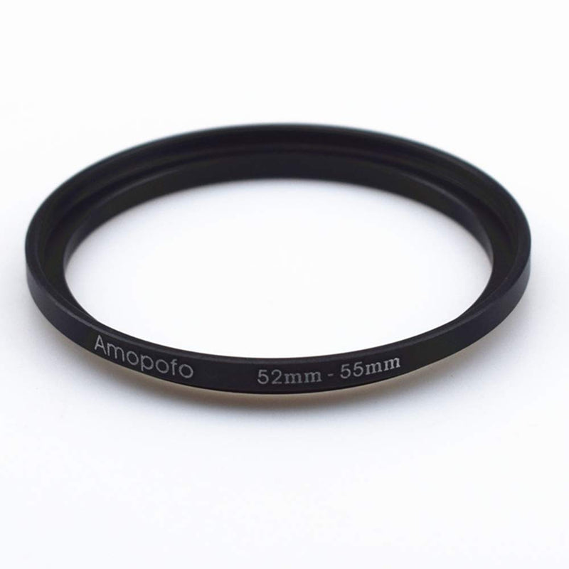 Universal 52-55mm /52mm to 55mm Step Up Ring Filter Adapter for UV,ND,CPL,Metal Step Up Ring Adapter