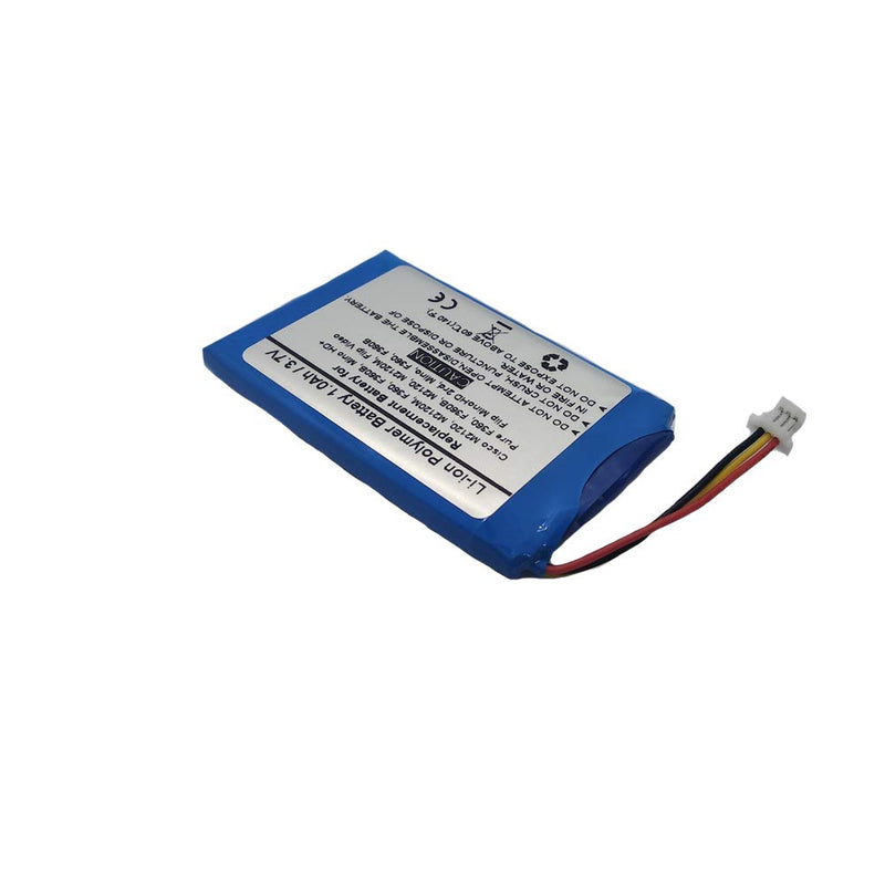 1000mAh/3.7V Replacement Battery for Cisco M2120 M2120M F360 F360B