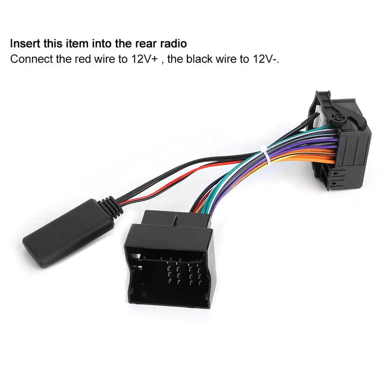 RCD 310 Bluetooth-Wire Harness Bluetooth Radio Adapter Module Aux Cable Adapter Stereo Wire Harness Radio Receiver Fit for RCD510 300+ 310 RCD210