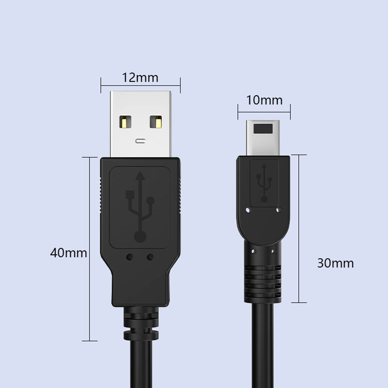 Replacement Camera UC-E4 USB Cable Photo Transfer Cord Compatible with Canon EOS 10D 20D 30D 300D 350D 40D 400D 450D 5D2 5D3 500D 6D 60D 600D 650D 7D 70D 700D 100D 1000D 1100D(3.3FT) 3.3FT