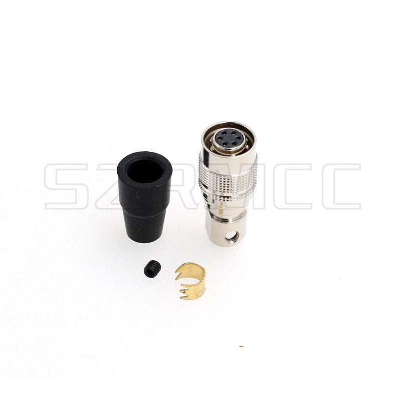 SZRMCC HR10A-7P-6S 6 Pin Female Circular Connector Plug for Basler Sony AVT GIGE CCD Industrial Camera