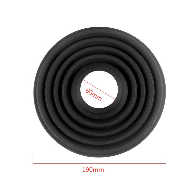 Ultimate Lens Hood Silicone Cone Black That Extends Over Any Lens Blocking Unnecessary Glare and Emission Lens Shield Camera for Phone Use(Medium Size) (Large-Inside Diameter: 60 mm)