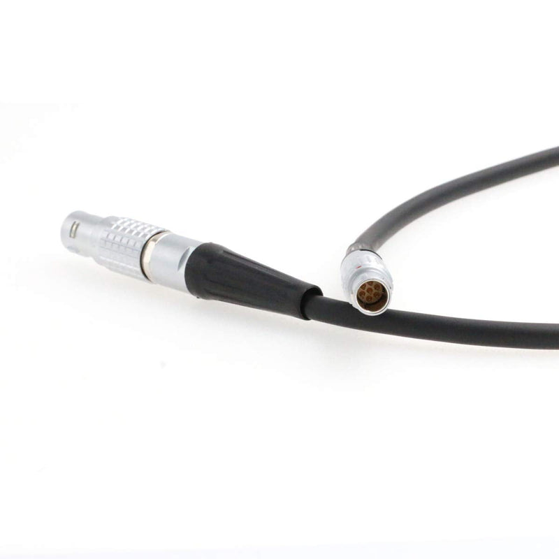 SZRMCC 1B 6 Pin Male to 0B 7 Pin Male Power Cable for DJI Ronin 2 Gimbal Stabilizer to Nucleus-M Wireless Focus Motor (Straight 6Pin-Straight 7Pin)