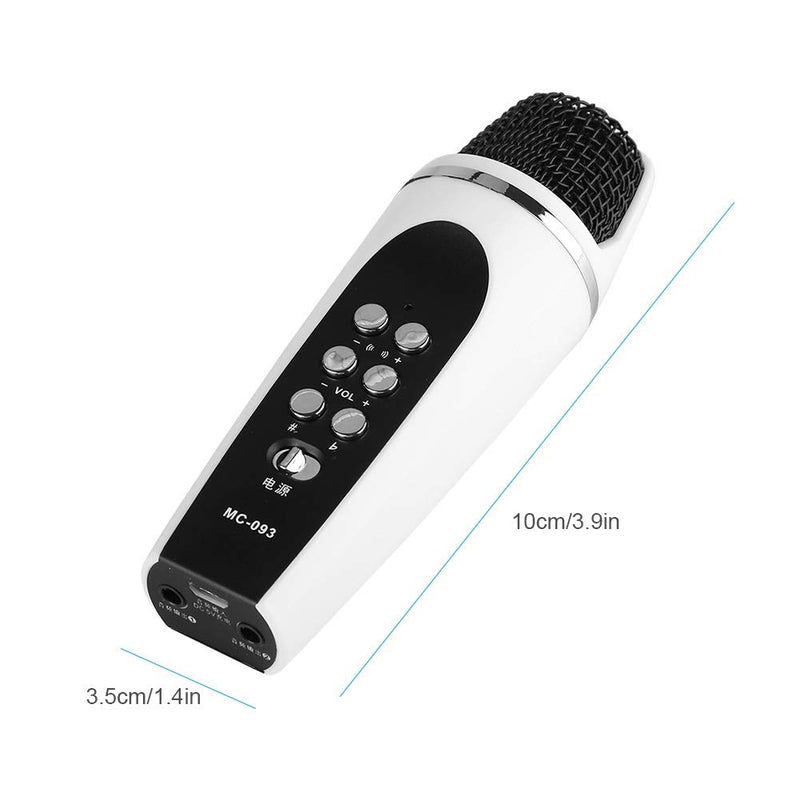 Voice Changer Microphone, 3.5mm Jack Mini Portable Voice Changer Device with 4 Voice Conversion Modes for IPhone/Android/Smartphone/PC