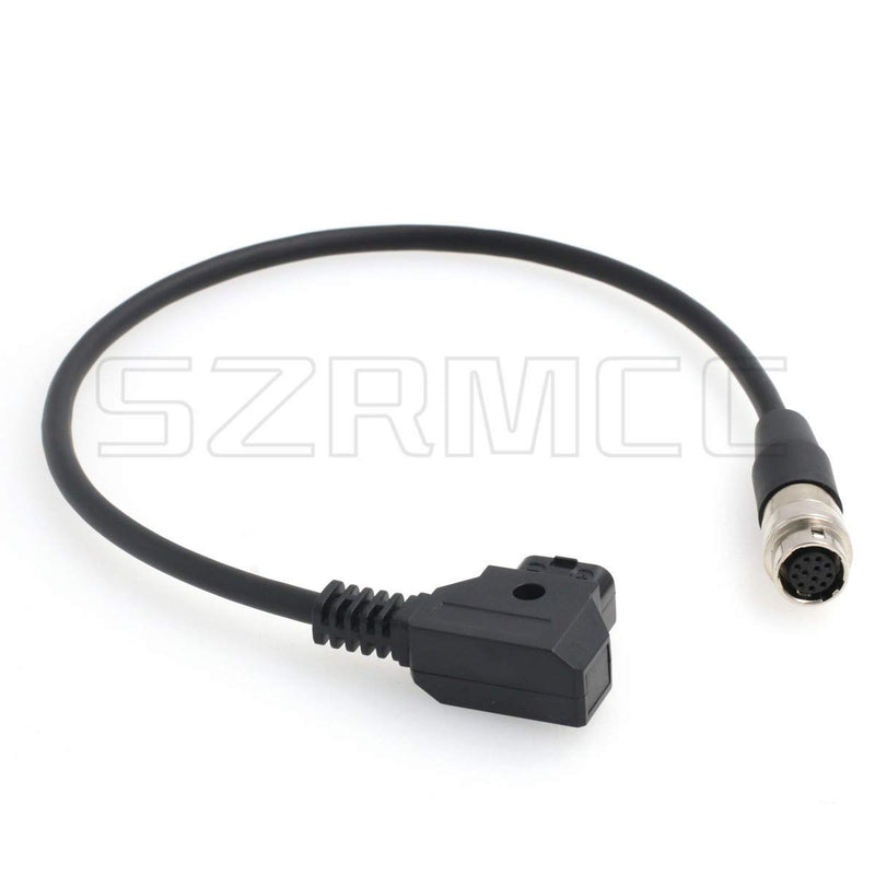 SZRMCC D-Tap to 12 Pin Hirose ENG B4 2/3" Lens Power Cable for Canon Fujinon Nikon (Straight Cable) Straight Cable