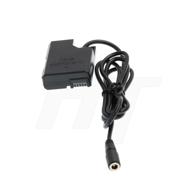 HangTon Dual USB to EP-5A DC Coupler EN-EL14 Dummy Battery Adapter for Nikon Nikon DF, D3100, D3200, D3300, D5100, D5200, D5300 Camera (EP-5A)