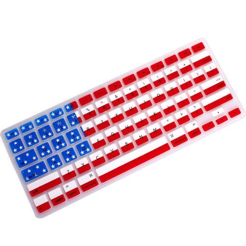 TCD for Apple MacBook Pro [13 15 17 INCH Device] Soft Silicone [USA American Flag] Keyboard Cover Skin [Protects Against Liquid Damage and dust Collection] USA American Flag