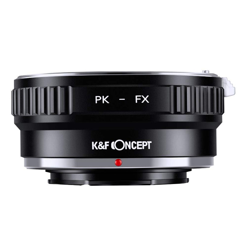 K&F Concept Lens Mount Adapter Pentax PK Lens to Fuji FX Mount Camera Adapter Fits X-Pro1 X-E1 X-M1