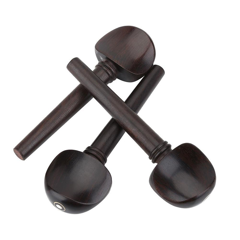 Cello Tuning Peg, 4pcs Durable Ebony Wood Cello Peg 4/4 Cello Musical Instruments Accessories