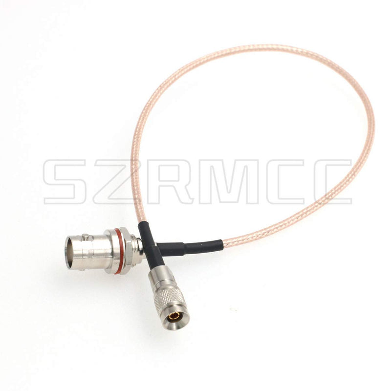 [AUSTRALIA] - SZRMCC BNC Female Bulkhead Oring to DIN 1.0/2.3 Male HD SDI Cable for RED Blackmagic Design Camera Monitor Video Data Transfer (30cm) 30cm 