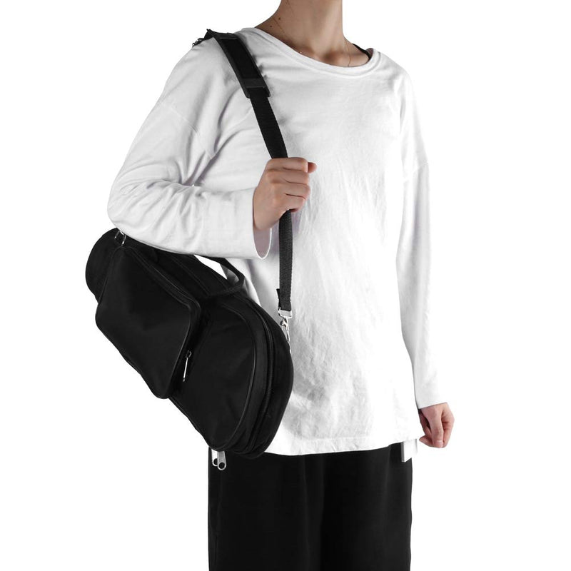 Dilwe Trumpet Bag, Nylon Waterproof Trumpet Bag Case Durable Cloth Musical Instrument Accessories, Black