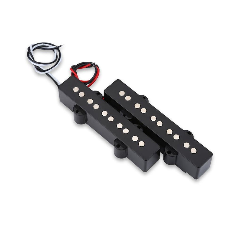 2PCS 5 String Open Bridge Pickup Set Music Instrument Accessory for Jazz Bass JB Electric Bass Guitar Accessory