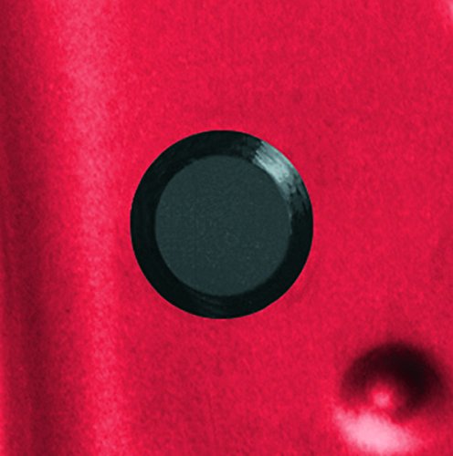 Caplugs ZSI465Q2 Plastic Button Plug with Flush Type Heads. BPF-SI-465, PE-LD, Hole Size 1.09" Metal Thickness .03-.08", Black (Pack of 100)