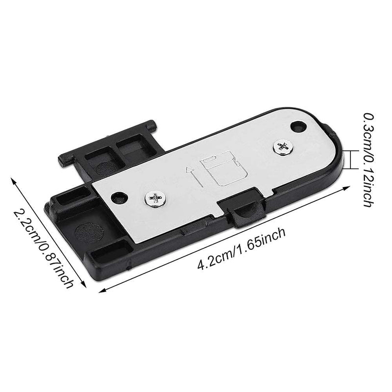 Acouto Battery Door Cover Lid Cap Replacement Digital Camera Battery Cover Repair Parts Fit for Nikon D5100 Cameras Metal and Plastic