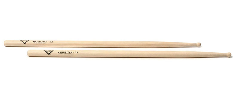 Vater 7A Wood Tip Hickory Drum Sticks, Pair