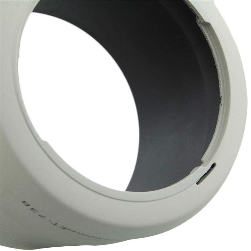 Camera Lens Hood for Canon EF 70-300mm F4-5.6L is USM Lens Replace ET-73B White,Reversible Lens Hood Protector