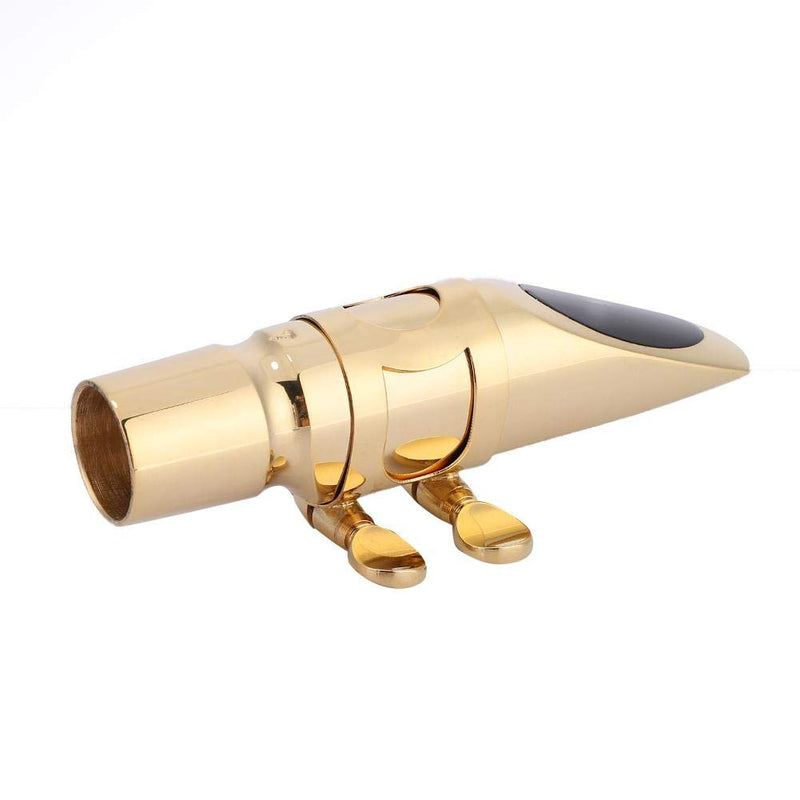 Vbestlife Eb Alto Saxophone 7C Mouthpiece, Eb Alto Sax 7C Mouthpiece with Cap Pads Musical Instruments Accessory