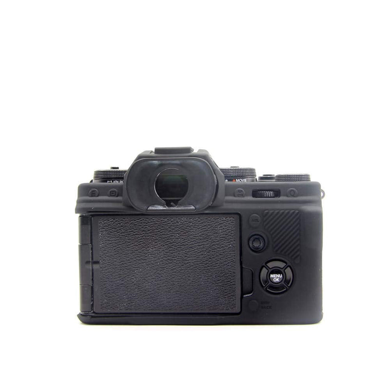 X-T4 Case, BolinUS Fullbody Ultra-Thin Lightweight Rubber Soft Silicone Housing Case Bag Cover for Fuji Fujifilm X-T4 XT4 (Black) Black