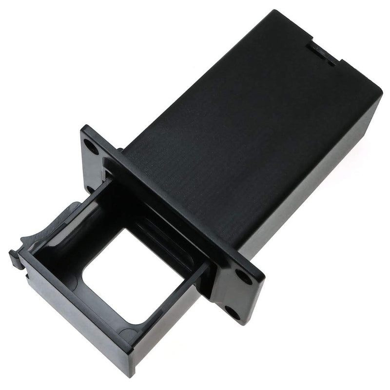 E-outstanding 9V Battery Box 2PCS Black Plastic Vertical 9V Battery Holders Cases Boxs For Guitar Bass Pickup