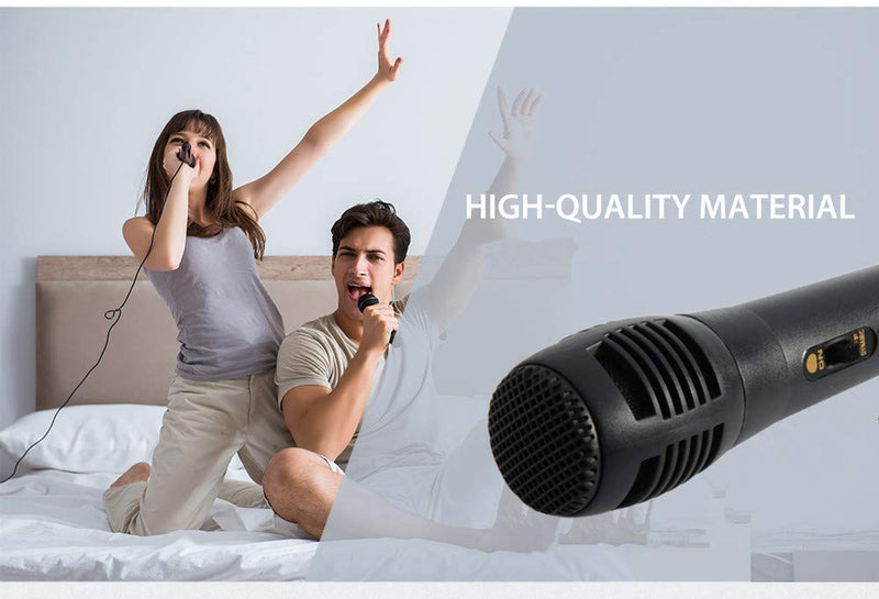 [AUSTRALIA] - Wired Dynamic Cardioid Microphone,Wired Handheld Mic with On and Off Switch for Singing,Karaoke,Live Vocal 