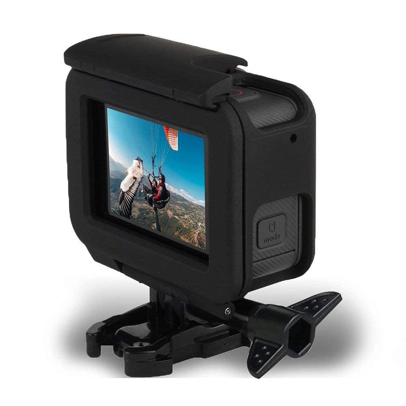 [AUSTRALIA] - Kourpar Protective Housing Case Compatible with GoPro Hero7 Black Camera Frame Protector for Hero 7 Silver Holder Mounts for Hero7 White Border for Go pro Hero 6 Black Shell Fit go-pro Hero 5 