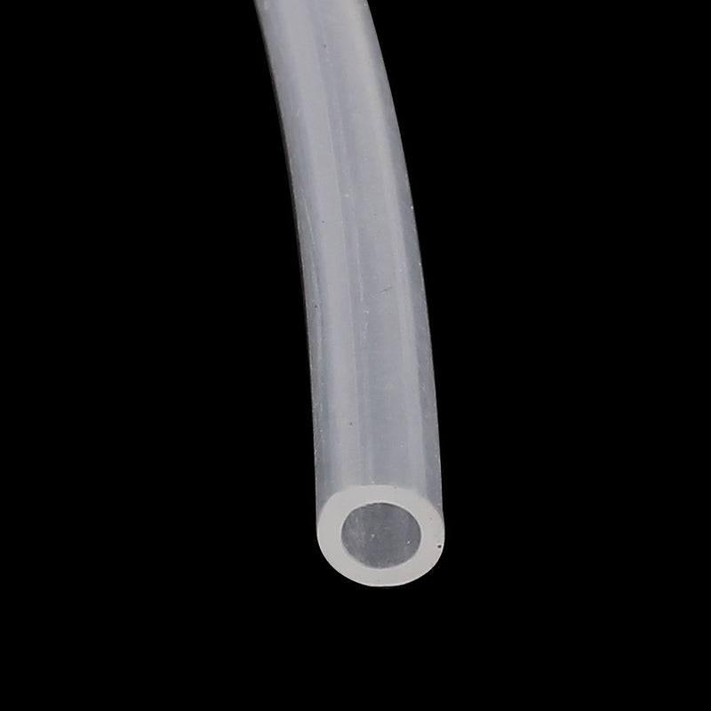 uxcell A15121600ux1000 3mm x 5mm Silicone Vacuum Translucent Tube Beer Water Air Pump Hose Pipe 2 Meters Long Semi-Clear