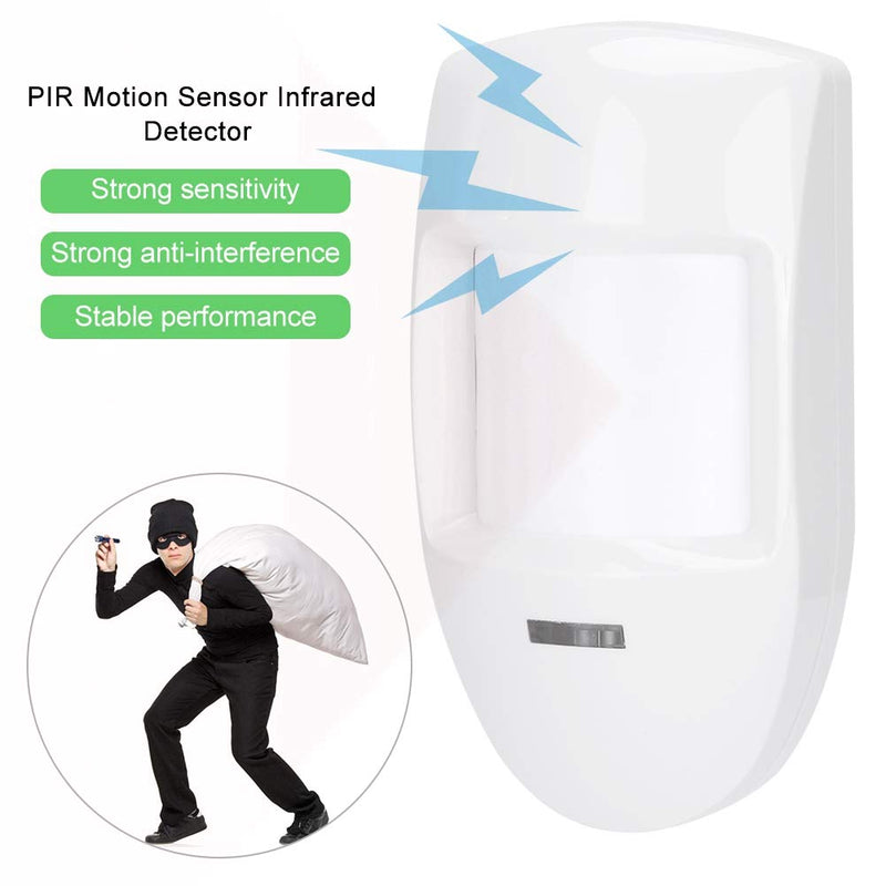 12V Wired Dual Infrared PIR Motion Detector Alarm Alarm Relay for Home Pet/Thief Security System