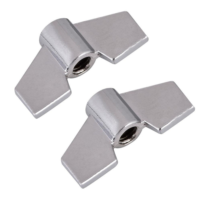 Dilwe 2Pcs Drum Cymbal Sleeve + 4Pcs 4cm Drum Cymbal Felt Washer + 2Pcs Wing Nut + 4Pcs Metal Pad Set