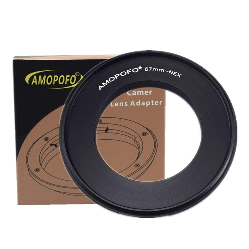 67mm Filter Thread Macro Reverse Mount Adapter Ring,& for Sony E-Series Camera A6500 A6300 A5100 A6000 A5000 A3000 NEX-5T NEX-3N NEX-6 NEX-5R NEX-F3 NEX-3 NEX-5 A7RIII A9 A7III A7 A7s A7R A7II A7RII A 67mm to NEX Reverse Adapter Ring