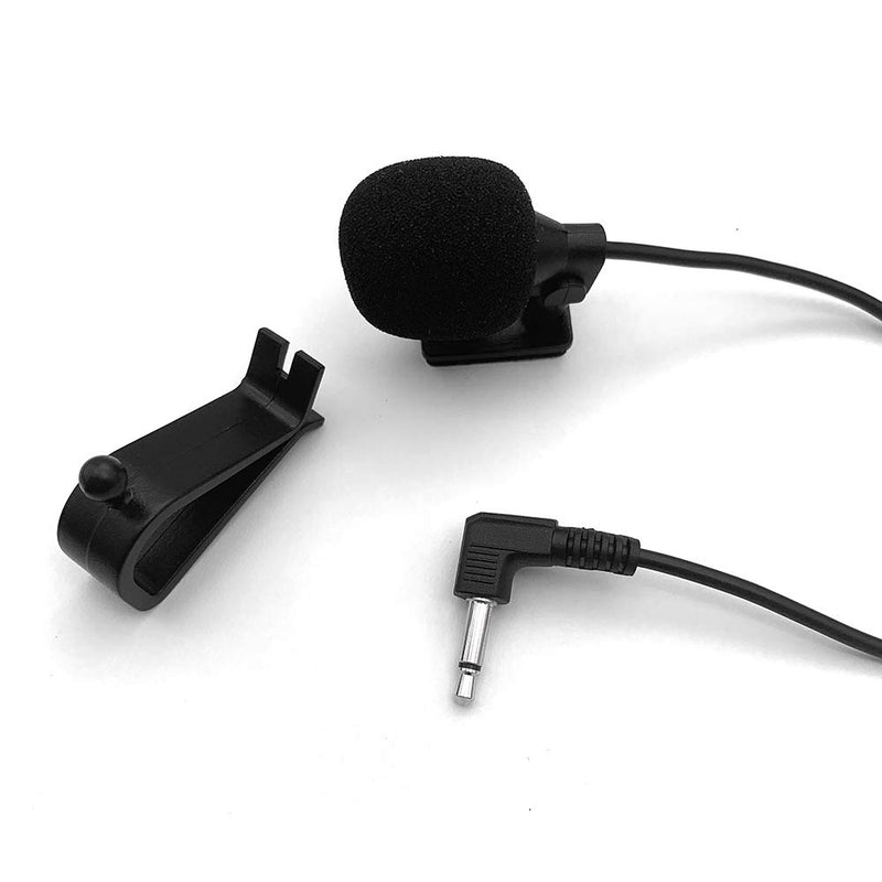 Mic 3.5mm Microphone External Portable Assembly for Car Vehicle Head Unit Bluetooth Enabled Audio Stereo Radio GPS DVD