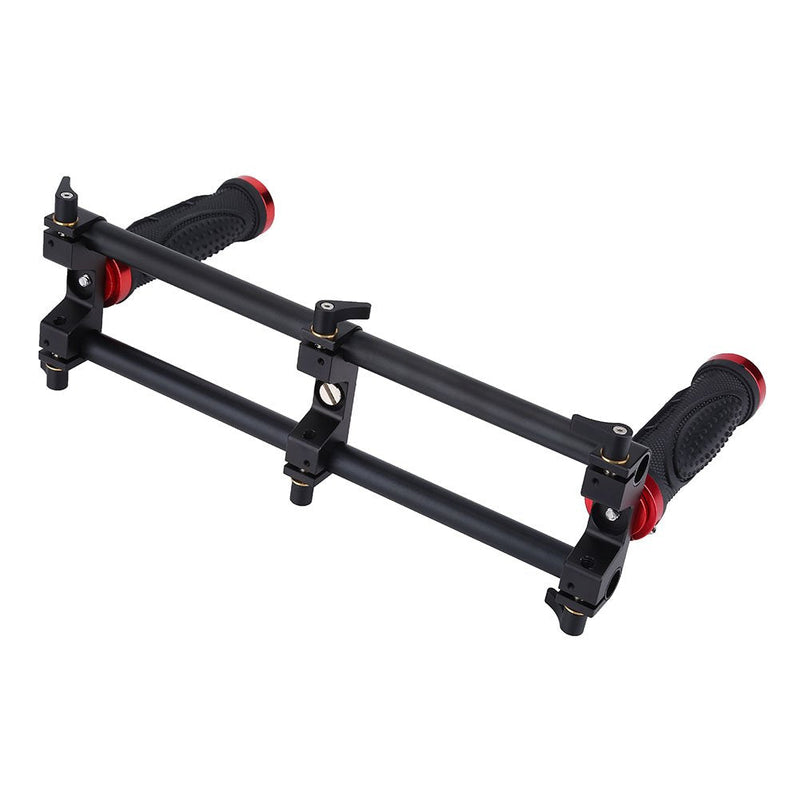 Richer-R Dual Handle Gimbal, Aluminum Alloy Dual Handheld Grip,Camera Dual Grip,Extender Handle Gimbal Stabilizer Rig Accessory for Zhiyun Feiyu MOZA Beholder