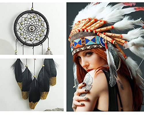 India Dreamcatcher Wind Chimes Pendant Dream Catcher Decoration +Free Thailand Hand Bag (BigDream+Bag)