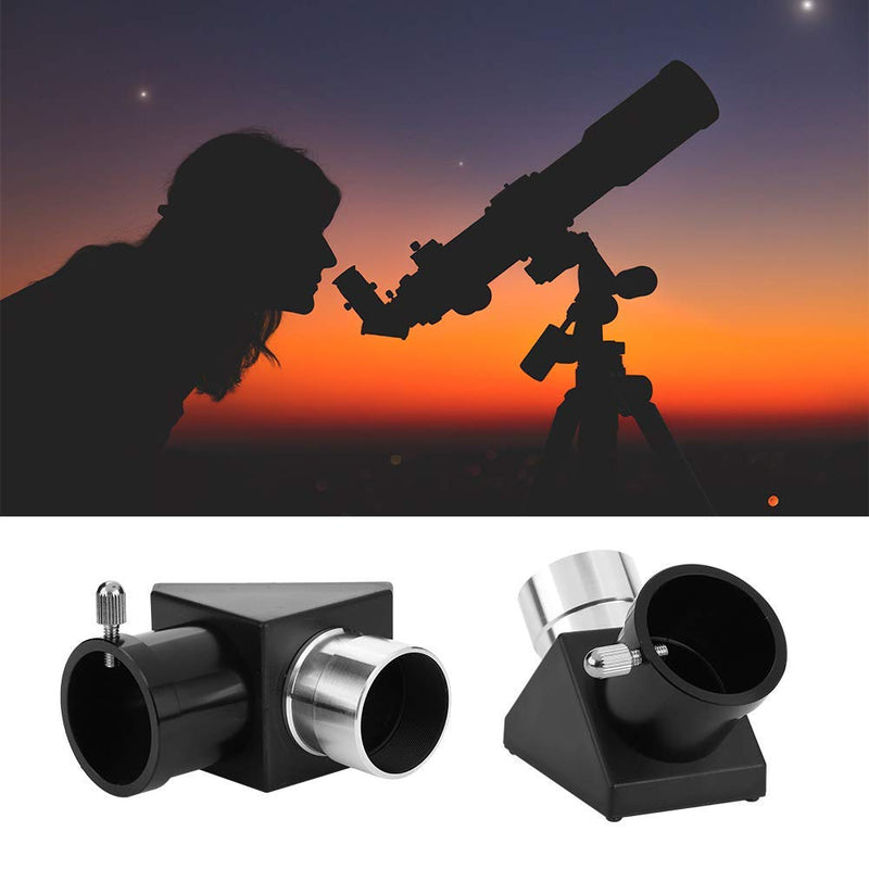 Bindpo Diagonal Mirror,1.25" 90 Degree Diagonal Mirror Adapter Erecting Image Prism Optical Zeniths Mirror for 1.25inch Telescope Eyepiece