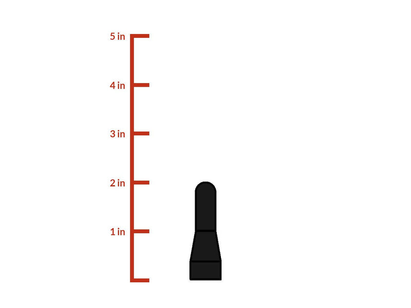 [AUSTRALIA] - CravenSpeed Stubby Jr Antenna Replacement Compatible with BMW Z3 and Z4, 1995-2016 | 2 inches | Short Antenna Replacement | Made in The USA Z3/Z4 1995-2016 