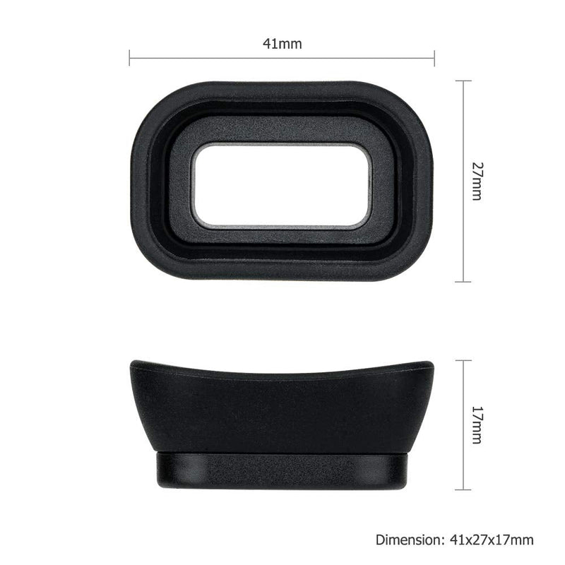 Kiwifotos Soft Long FDA-EP10 Viewfinder Eyecup Eye Cup Eyepiece for Sony A6000 A6100 A6300 Mirrorless Camera Sony FDA-EP10 Replacement