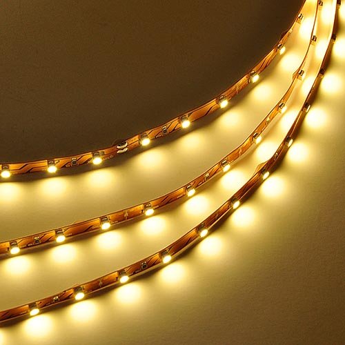 [AUSTRALIA] - LEDwholesalers 5m (16.4ft) Single Color 300x3528SMD LED Strip Kit with Inline Dimmer and Power Supply, Warm White 3100K, 2026WW-31K+3318+3202 