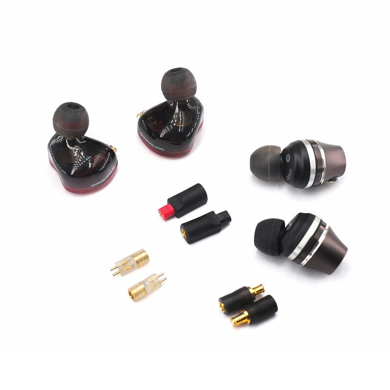[AUSTRALIA] - OKCSC MMCX Cable to IE40Pro(Earphone Side) Adapter Work for MMCX Cable Connected to SENNHEISER IE40 PRO IE 100 Pro Single Plug Earbuds Adapter Black 