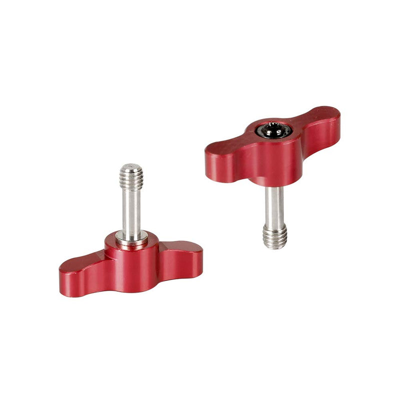 CAMVATE M6 ×18 Thumbscrew Assembly Knob Red(2 Pieces)