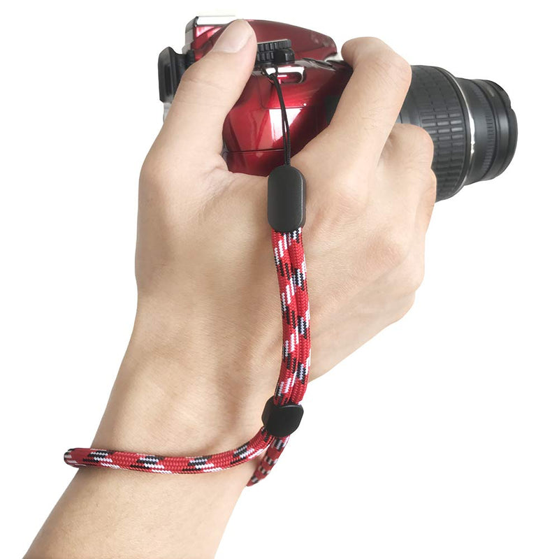 Adjustable Wrist Lanyard Hand Strap Mini Wristlet 9.5" for Cellphone Camera Flashlight USB Flash Drive Key Remote Controller Black/Gray/Pink