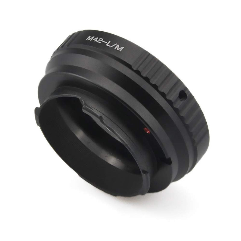 M42 to L/M Lens Adapter, Compatible with M42 (42x1mm) Screw Mount Lens to Leica M LM Mount Camera Such as M240, M240P,M3, M2, M1, M4, M5, M6, MP, M7, M8, M9 M42 to L/M adapter