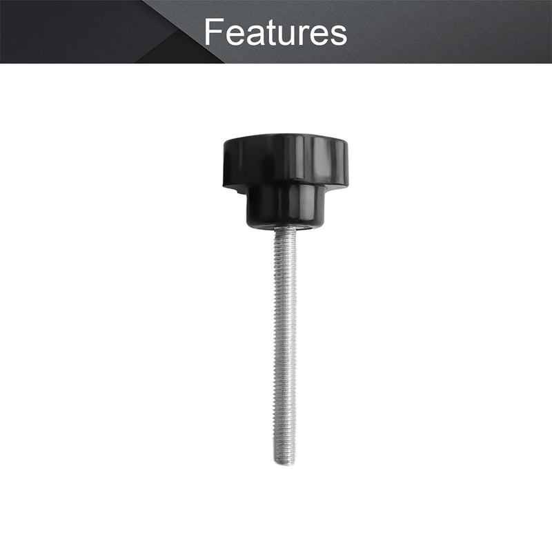 Othmro 6Pcs Star Hand Knob Tightening Screw 32mm Dia M6x60mm Male Thread Clamping Knob Screw Hand Tightening Knobs