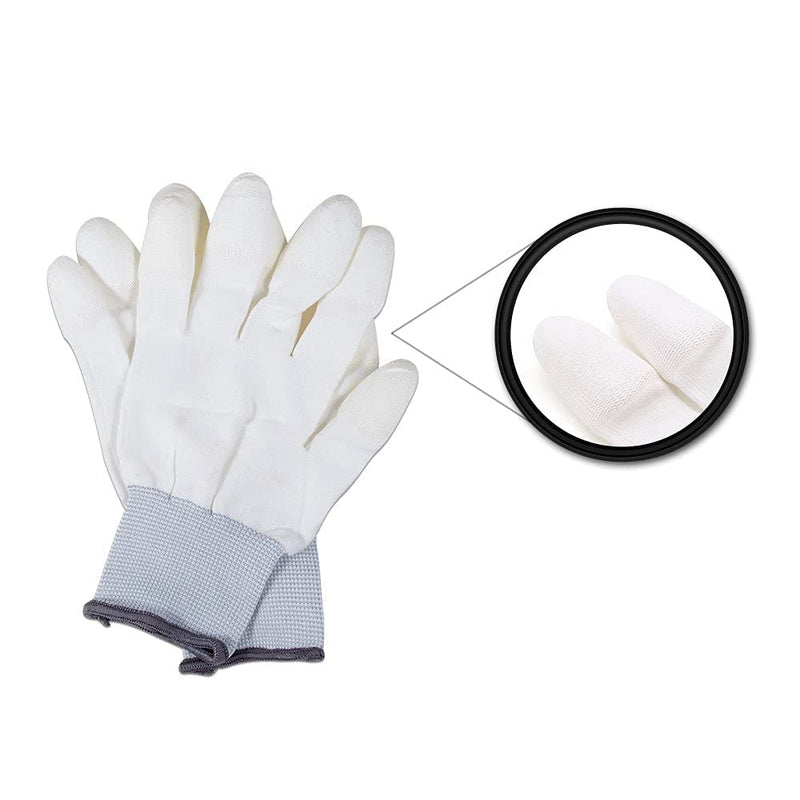 VSGO DDG-1 Professional Anti-Static Cleaning Gloves White Dust-Free for Camera, Sensor Cleaning
