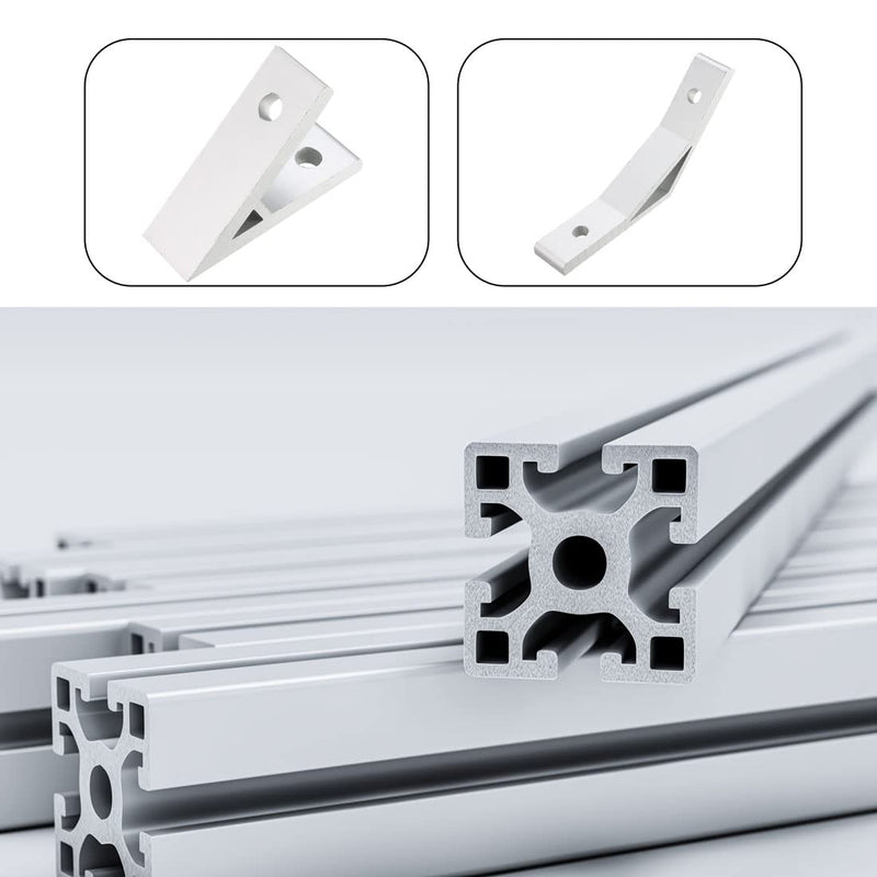 [AUSTRALIA] - uxcell 4040 Aluminum Corner Brackets Profile Corner Joint Connectors Corner Braces (135 Degree Angle) 3Pcs 