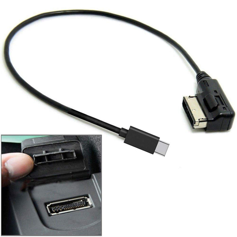 [AUSTRALIA] - Media Interface Aux Cable with Type C Compatible with Mercedes Benz COMAND-APS NTG4.5 B C E G CLS GLK SL SLK Class 2011-15 
