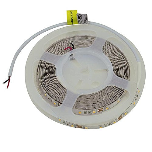 [AUSTRALIA] - LEDwholesalers 12-Volt High Output UL 16.4-Feet Flexible LED Strip with 300xSMD2835 48-Watt, Warm White 3000K, 20106WW-30K 