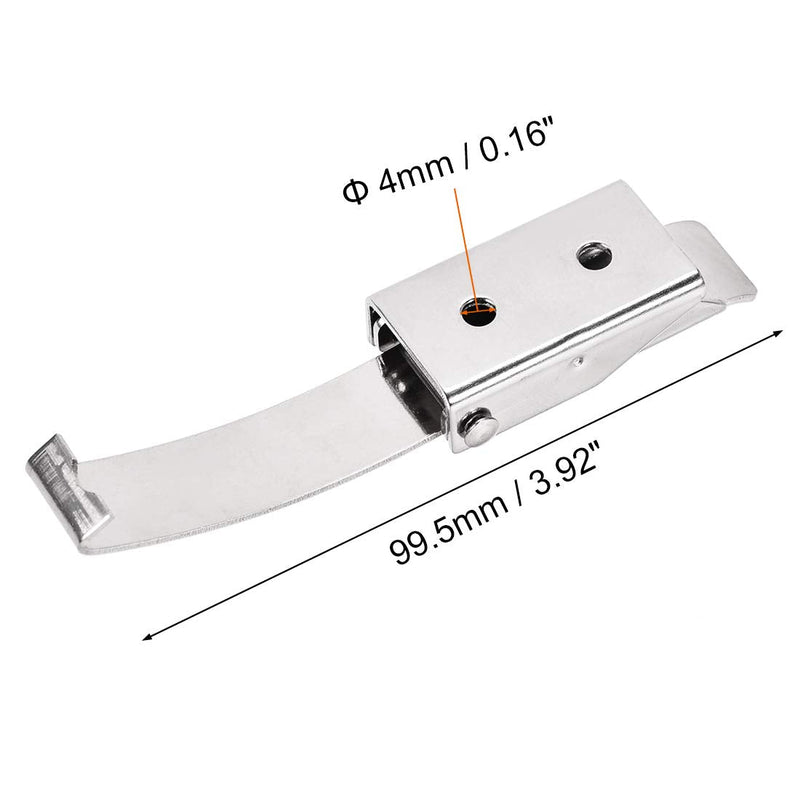 [AUSTRALIA] - uxcell 3.92-inch SUS304 Stainless Steel Draw Toggle Latch with Spring-Steel Hook - 3 Pcs 